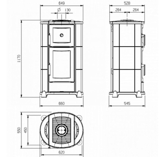 La Nordica-Extraflame cortina forno maiolica cuoio_2