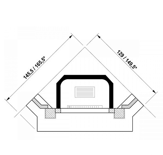 Облицовка BOLZANO corner (Palazzetti)_1 Облицовка BOLZANO corner (Palazzetti)_1