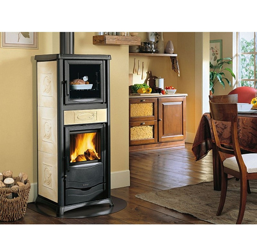 La Nordica-Extraflame rossella plus forno evo bordeaux_2