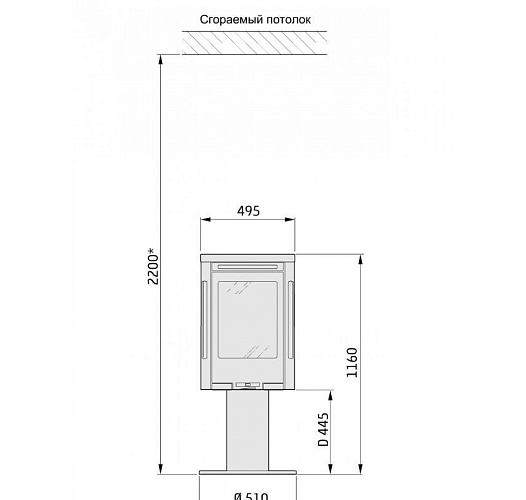 Верхняя панель - многослойная сталь Contura 586_3