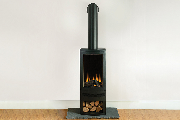 Трехсторонний электрокамин с обогревом BRITISH FIRES Bramshaw Stove_2